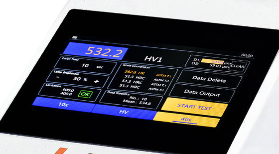Semi Automatic Micro Vickers Hardness Tester HV0.01 10gf