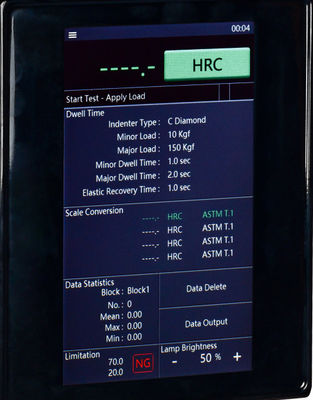 45kgf Rockwell Superficial Hardness Test 441.3N Touch Screen